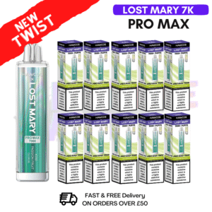 Kiwi Passion Fruit Guava Lost Mary Pro Max 7K Box Of 10