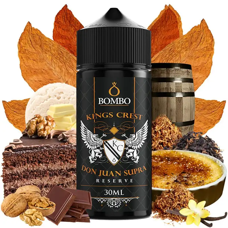 Don Juan Supra Reserve 30ml/120 Longfill – Kings Crest + Base 70ml 100% VG