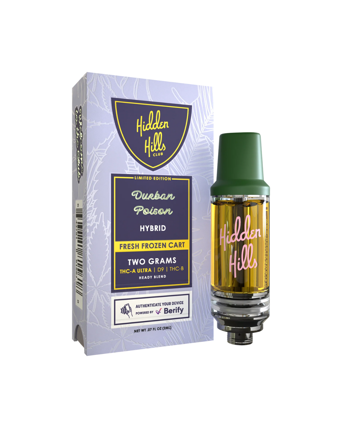 Hidden Hills Heady Blend THCA Cartridge | 2g - Image 3