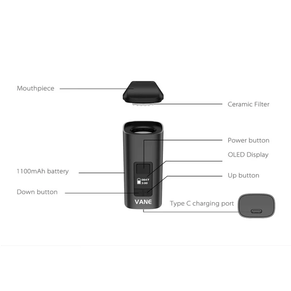 Vaporizador de Erva – Yocan Vane - Image 4
